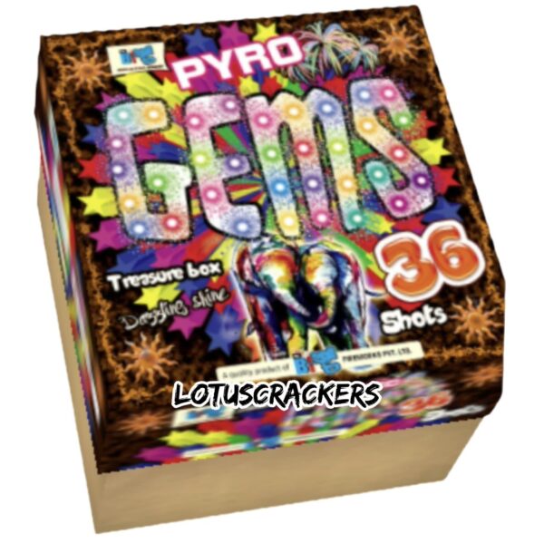 Pyro Gems(2 Inch 36 Shots From Elephant)