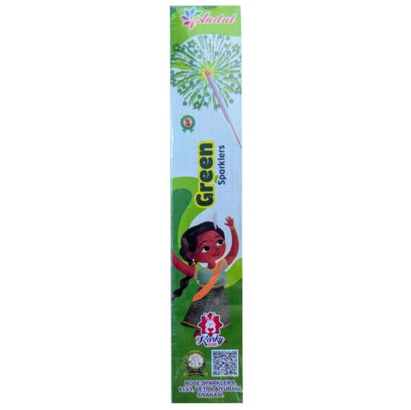 10cm Green sparklers(10 Pcs)
